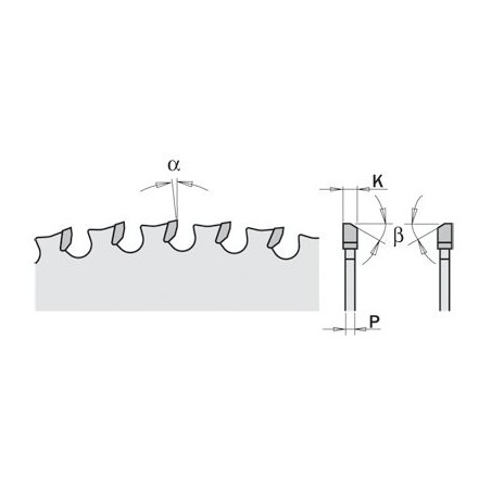 Piła tarczowa HM D 165 F 20 K 1,5-1,2 z 36