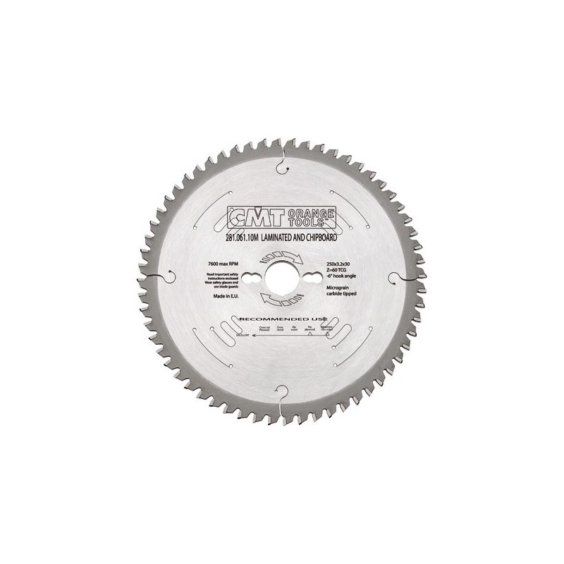 Piła tarczowa HM D 250 F 30 Z 80 K 3,2x2,2 do płyty