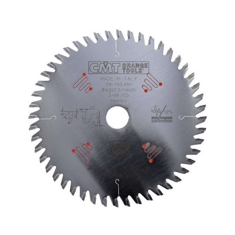Sierra circular HM D 160 F 20 Z 48 2,2-1,6 TCG