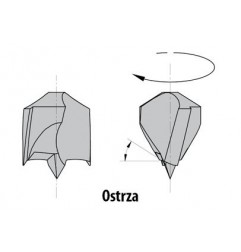 Wiertło HW NP D 5 I 40- L 67 S 8x20 RH