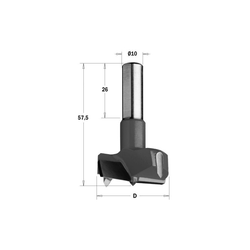 Wiertło puszkowe HW D 35 L 57.5 S 10x26 RH