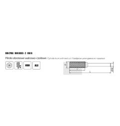 DIN 8033-2 DIN ZYAS ISO B VHM carbide rotary face file