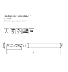 NFPw Single point metal shank cutter