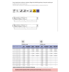 DIN 844-(A,B) L-NR conical-parallel, long for roughing with parallel straight shank