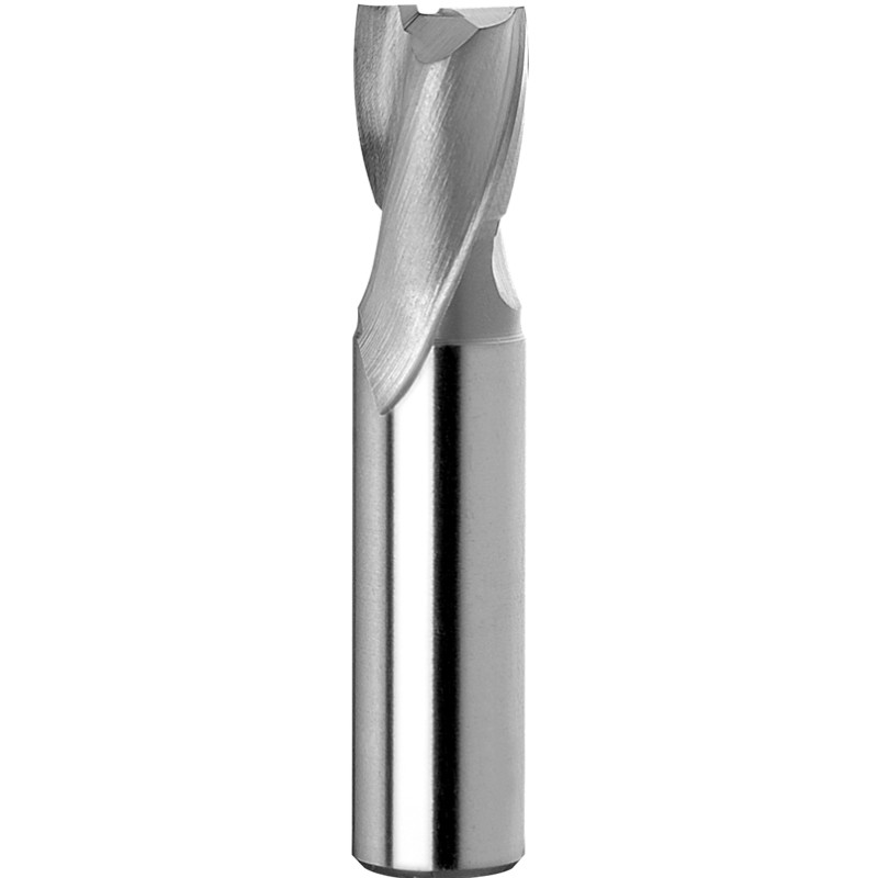 NFPI Slot drills, helical flute, long with straight parallel shank