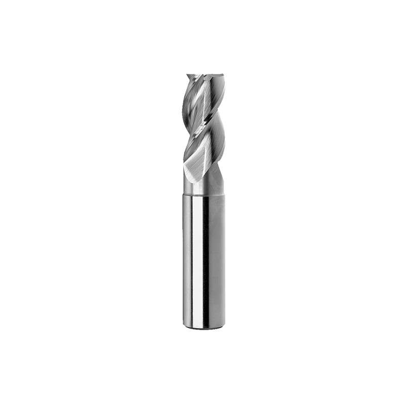 DIN 844-(A,B) K-M-W end mill, short center-cutting with straight parallel shank