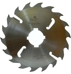 Hoja de sierra circular con plaquita de metal duro WIRR-S para cortes al hilo en sierras múltiples